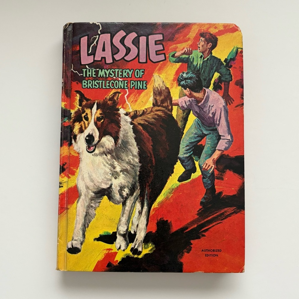 Vintage 1967 Lassie The Mystery of Bristlecone Pine Book